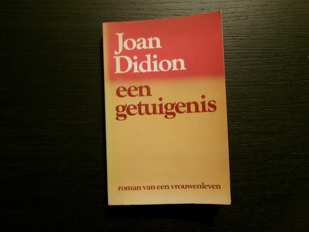 Een getuigenis  -Joan Didion-, Livres, Littérature, Enlèvement ou Envoi