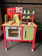 Janod houten Keuken met vele accessoires, Enlèvement, Comme neuf