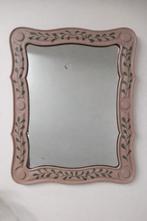 Spiegel oud roze met groen, Ophalen