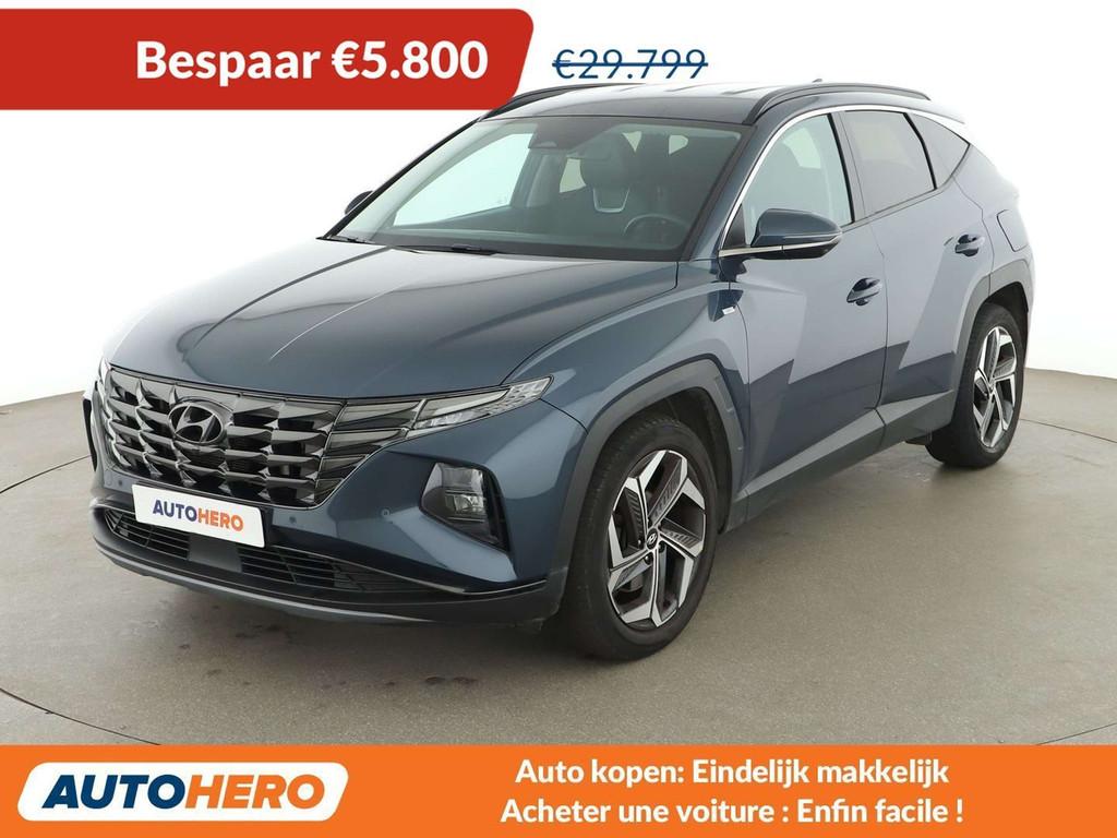 Hyundai Tucson 1.6 T-GDI Mild-Hybrid Maxx Sky 2WD (bj 2023), Gebruikt, Blauw, 5 zetels, SUV of Terreinwagen