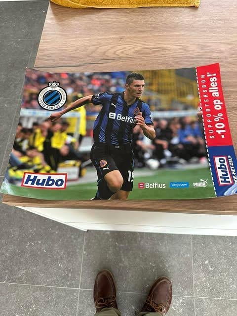 pancarte Club Brugge Hubo Thomas Meunier, Ophalen of Verzenden, Zo goed als nieuw, 8000 Brugge, Hubo