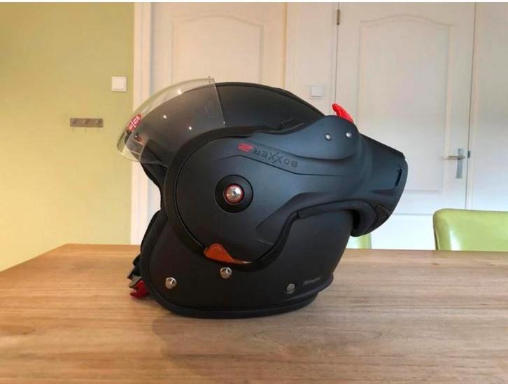 SPOTPRIJS! Roof Boxer helm, Vélos & Vélomoteurs, Casques de cyclomoteur, Comme neuf, Small, Enlèvement