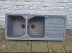 Double évier de cuisine Granit gris, Enlèvement, Gris