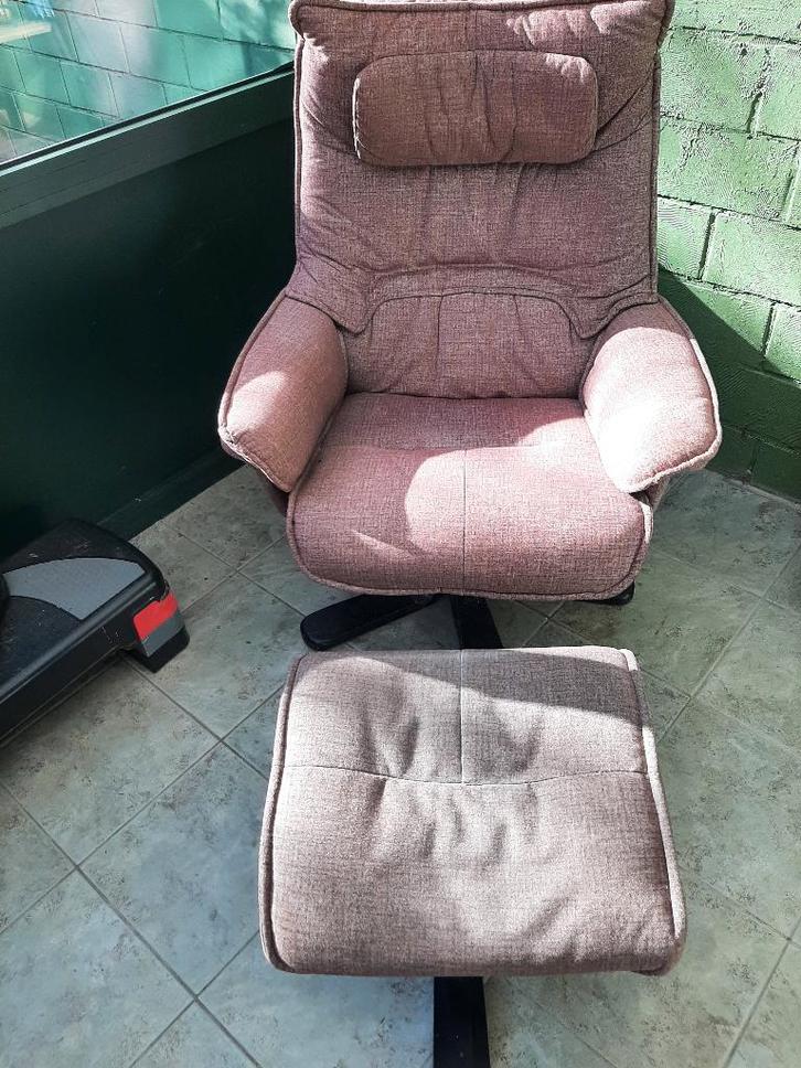 Zetel, Huis en Inrichting, Zetels | Zetels, Gebruikt, Rechte bank, Eenpersoons, Minder dan 150 cm, Minder dan 75 cm, Hout, Stof