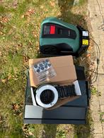 Tondeuse à gazon robotisée Bosch + Garage, Jardin & Terrasse, Enlèvement ou Envoi, Utilisé, Moins de 20 cm, Contrôlable via l'application