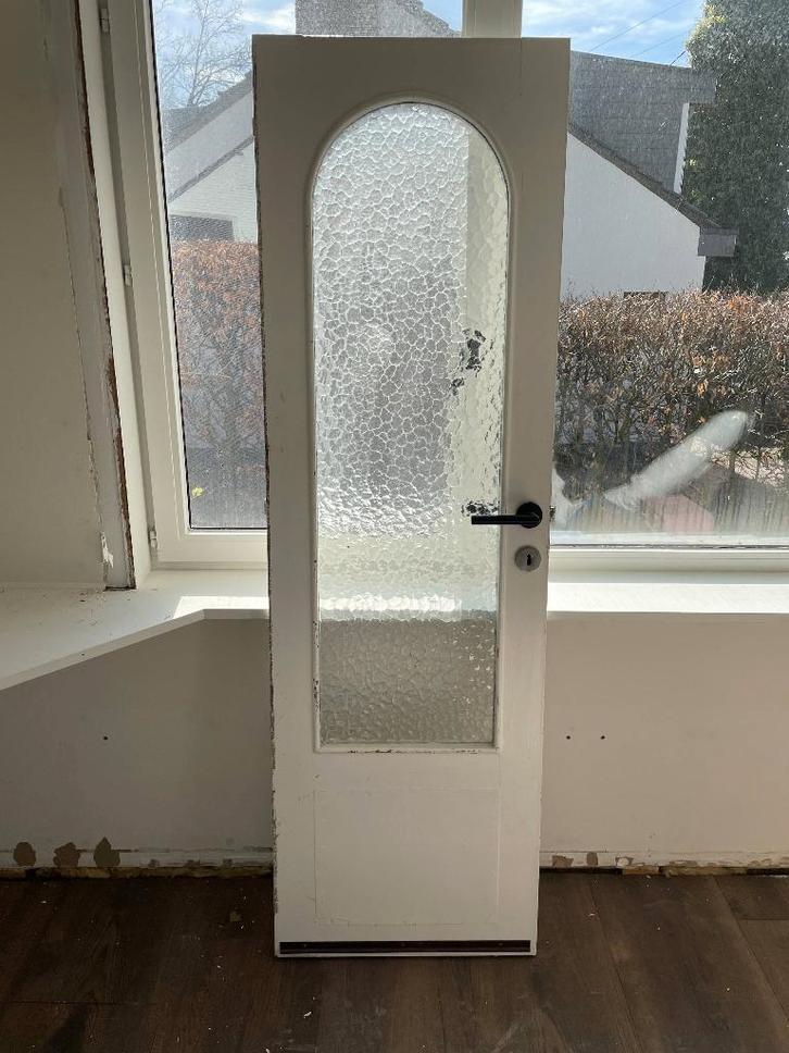 Authentieke binnendeuren, Doe-het-zelf en Bouw, Deuren en Vliegenramen, Gebruikt, Binnendeur, 200 tot 215 cm, Minder dan 80 cm