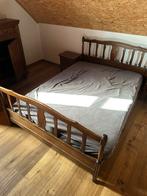 Bed, twijfelaar, 2 nachtkastjes, Ophalen, Gebruikt, Twijfelaar, 140 cm