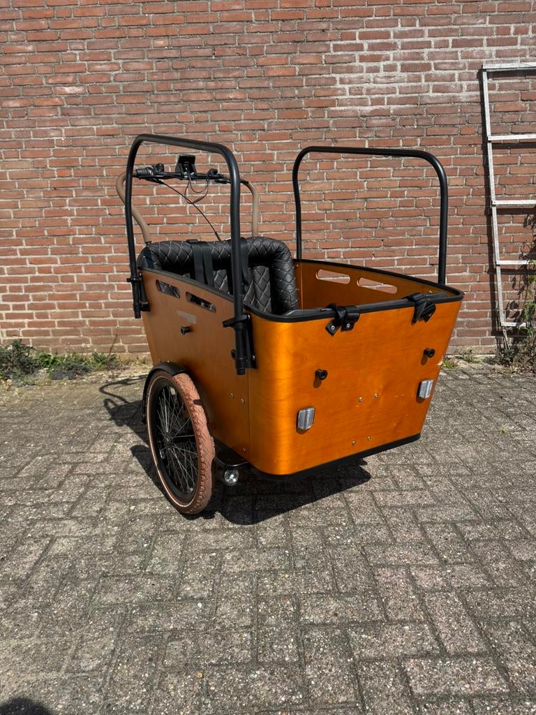 🧡vogue carry 3 elektrische bakfiets in zeer nette staat🧡, 4 kinderen of meer, Gebruikt, Huif, Ophalen
