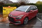 Citroen Grand C4 Picasso 1.2i Shine Autom 7PL, Auto's, Monovolume, Zwart, Overige brandstoffen, Bedrijf
