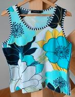 Mooi topje Passport. Maat:XL of L/M. Katoen en elastaan. In, Passport, Enlèvement ou Envoi, Comme neuf, Bleu