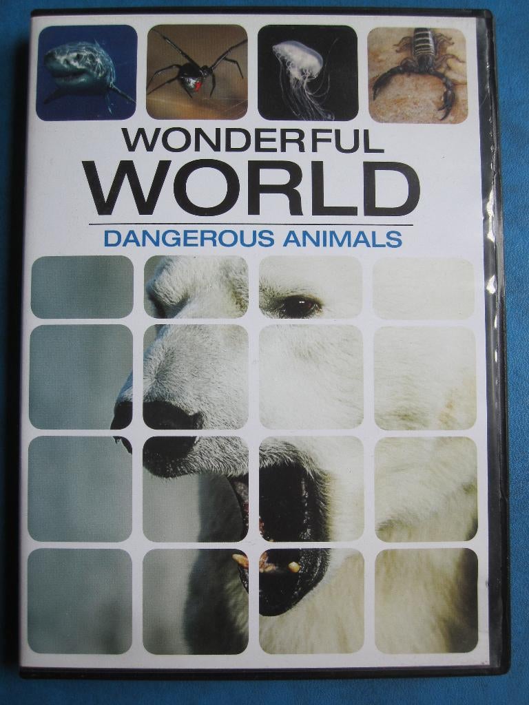 Wonderful World Dangerous Animals, Cd's en Dvd's, Dvd's | Documentaire en Educatief, Zo goed als nieuw, Natuur, Alle leeftijden