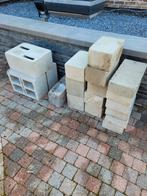 18 blocs de béton non utilisés, Bricolage & Construction, Briques, Enlèvement