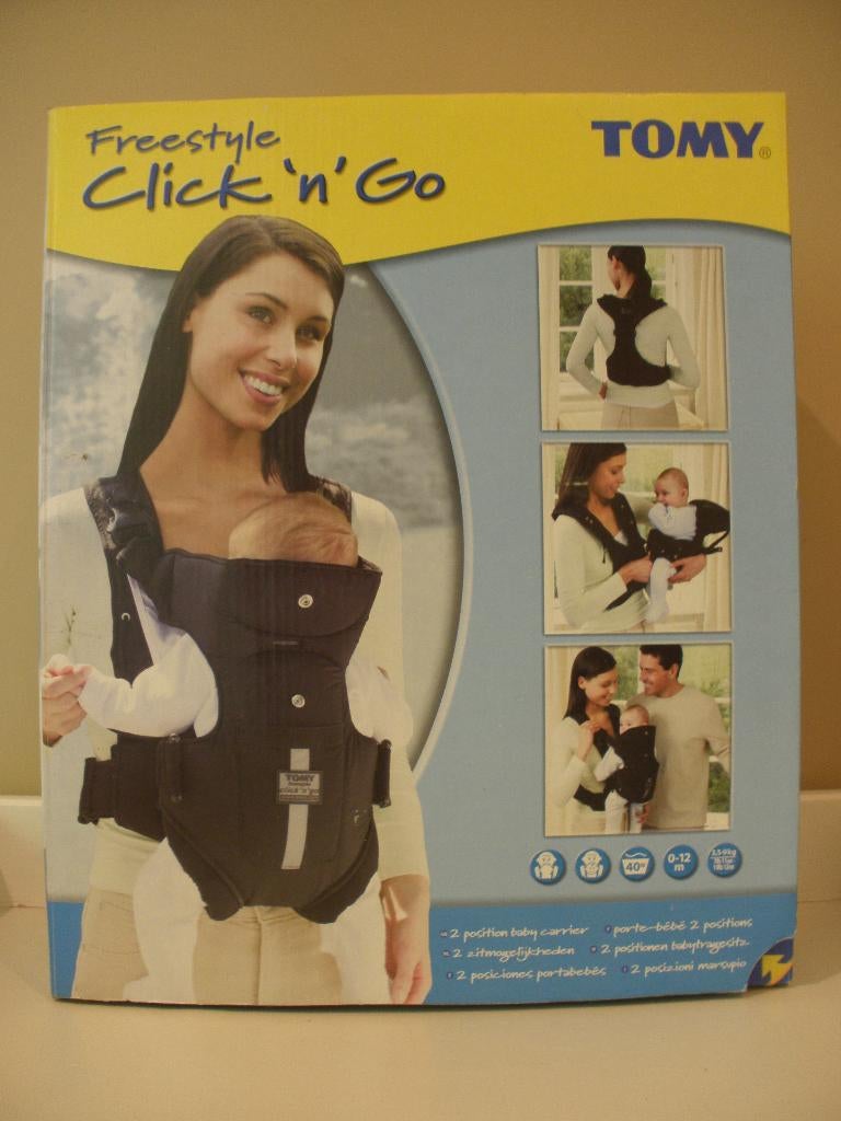 Porte Bébé TOMY « Click & Go », Enfants & Bébés, Autres marques, Harnais, Enlèvement, Utilisé