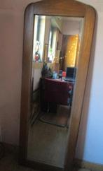 Grote antieke spiegel, Antiek en Kunst, Antiek | Spiegels, Ophalen, Overige vormen, 50 tot 100 cm, 150 tot 200 cm