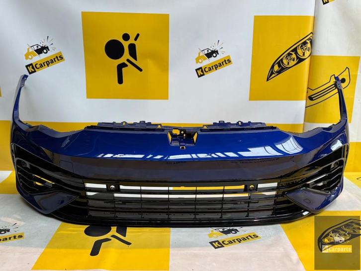 VW GOLF 8R R20 VOORBUMPER 6XPDC LD5K LAPIZ BLUE 5H0807221E, Auto-onderdelen, Carrosserie, Bumper, Volkswagen, Voor, Gebruikt