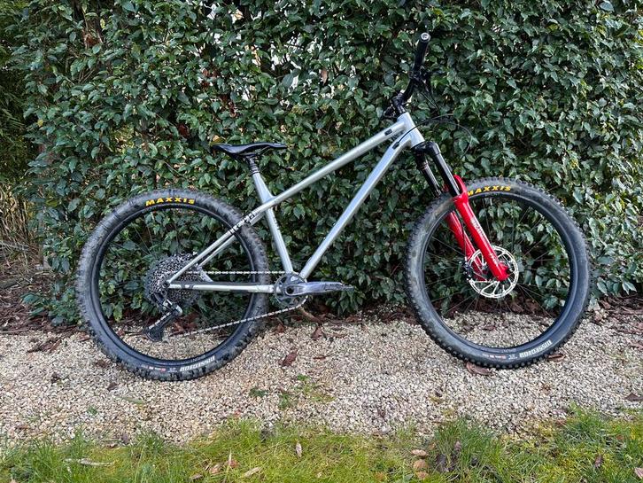 High end custom hardtail, Fietsen en Brommers, Fietsen | Mountainbikes en ATB, Zo goed als nieuw, Hardtail, Ophalen