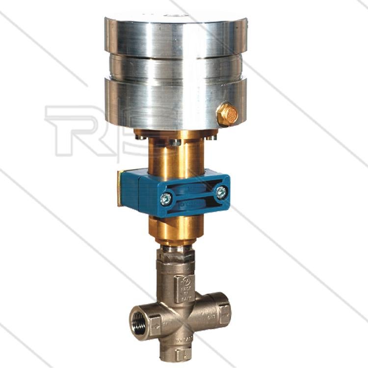 Pneumatische RVS Drukregelaar 560 Bar Multi-Flow, Envoi