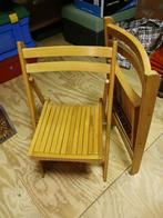 Klapstoelen, Ophalen, Gebruikt, Bruin, Hout