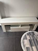 Meuble tv blanc laqué avec Led., 25 à 50 cm, Utilisé, Moins de 50 cm, 150 à 200 cm