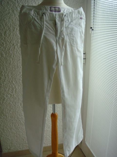 Pantalon blanc. Marque Esprit. Taille 38., Maat 38/40 (M), Verzenden, Wit, Zo goed als nieuw