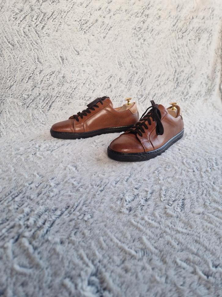 Sneakers cuir marron Bexley modèle Inglewood – T42, Vêtements | Hommes, Chaussures, Porté, Chaussures à lacets, Brun, Envoi