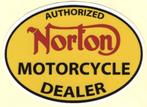 Norton Motorcycle Dealer sticker #11, Motoren, Verzenden