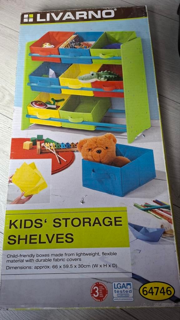 Opbergrek met 9 mandjes, Enlèvement