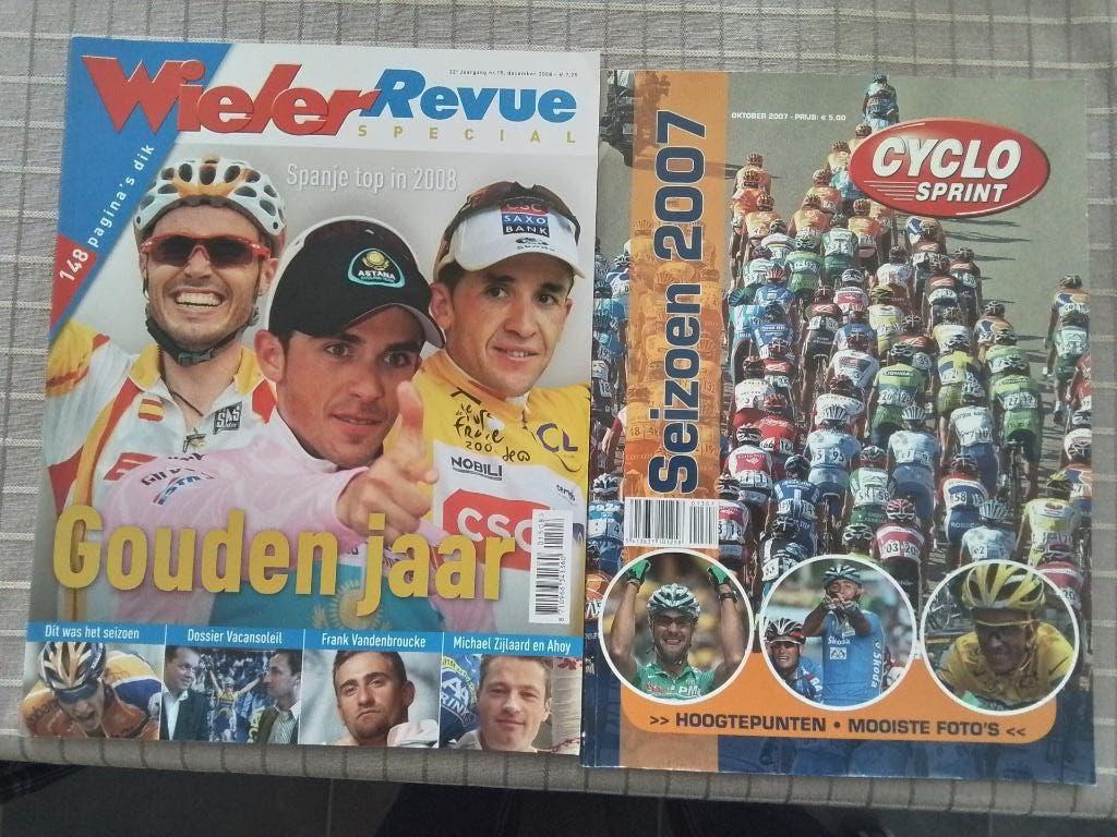 Wielerjaaroverzichten 2007 tmt 2011: 2€/magazine, Boeken, Sportboeken, Ophalen, Nieuw