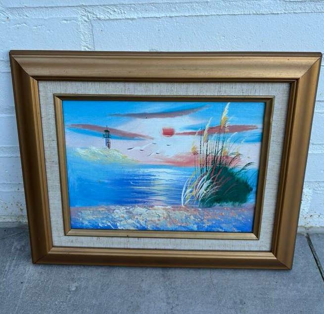 Schilderij op doek 33cm op 28cm, Enlèvement