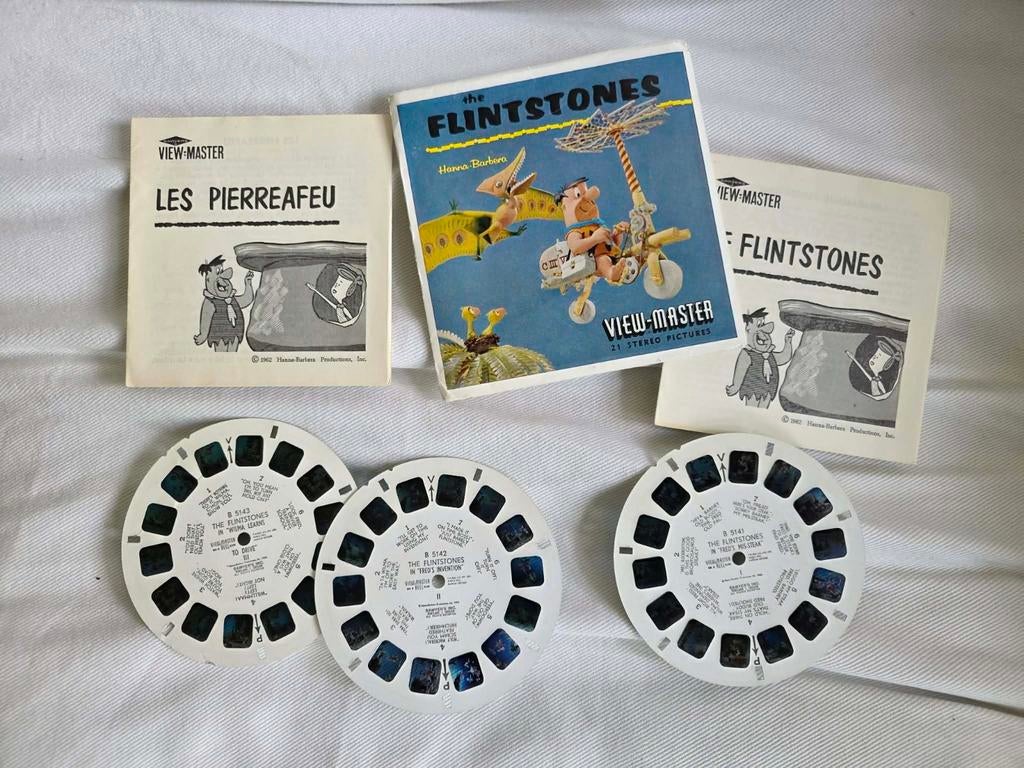 Viewmaster view-master Pierrafeu flintstones, Collections, Jouets, Enlèvement ou Envoi