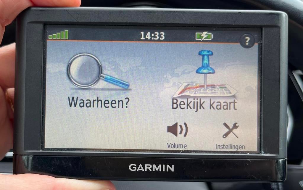 Garmin gps, Motoren, Ophalen, Gebruikt