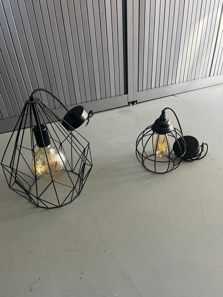3 moderne lusters  hanglamp, Ophalen, Zo goed als nieuw