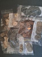 Lot 300 oude verzamelde belgiche munten van 1900 tot 2000, Postzegels en Munten, Munten | België, Ophalen