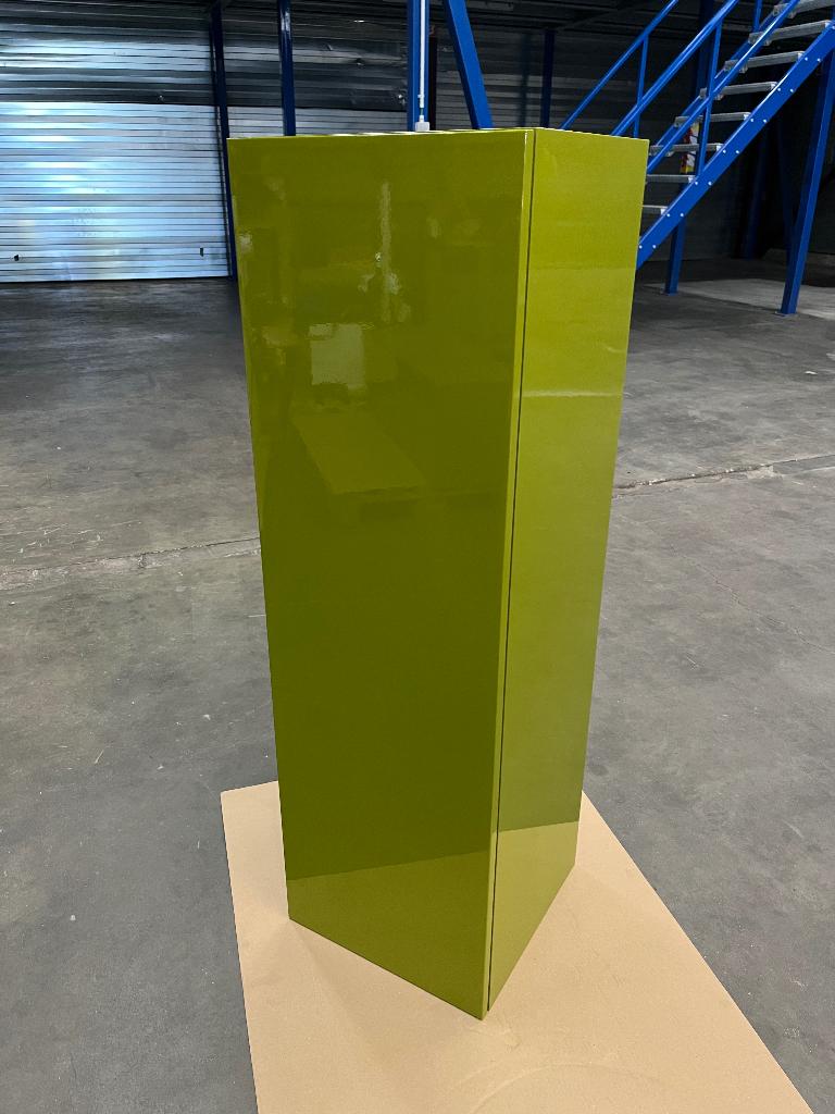 Kast groen, Huis en Inrichting, Kasten | Wandmeubels, Ophalen, Zo goed als nieuw, Met deur(en), 100 tot 150 cm