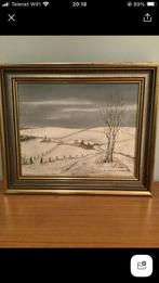 Schilderij met kader, Antiek en Kunst, Kunst | Schilderijen | Klassiek, Ophalen of Verzenden