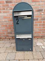 Dubbele hang brievenbus, Enlèvement, Comme neuf, Fer, Encastrée