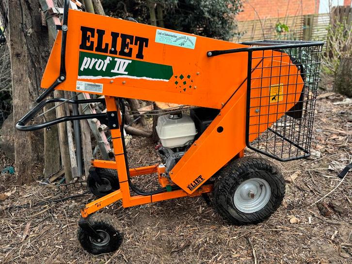Professionele Hakselaar ELIET PROF IV Hydro ZR – Topstaat, Tuin en Terras, Hakselaars, Gebruikt, Benzine, Ophalen