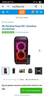 Microphone duo JBL Stage Party 320., TV, Hi-fi & Vidéo, Enceintes, Enlèvement, Comme neuf, Haut-parleurs Frontaux, Arrière ou Stéréo