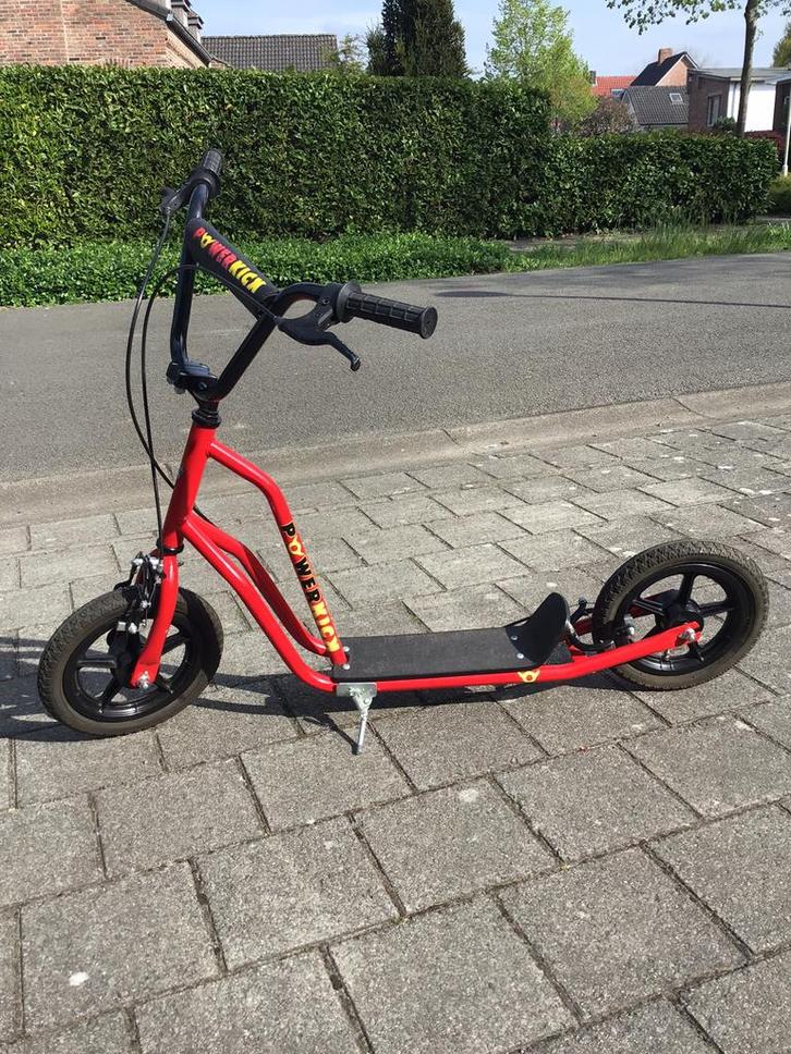 Stoere Powerkick Step , leuk voor aan zee ,, Fietsen en Brommers, Steps, Zo goed als nieuw, Ophalen