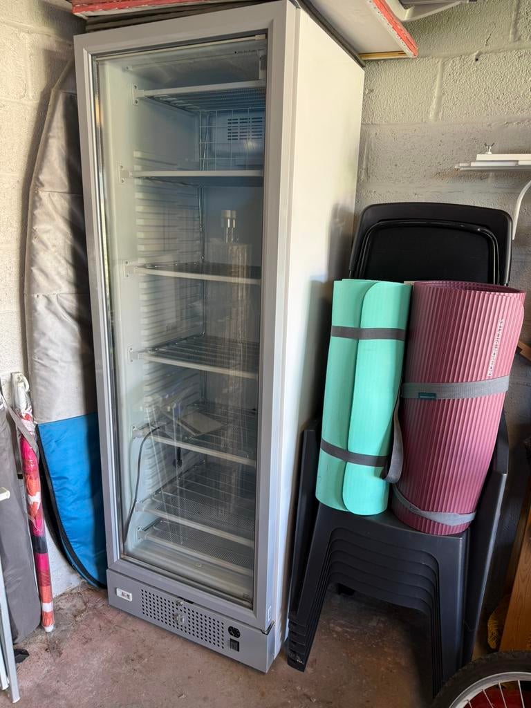 Congélateur vertical vitré négatif 1 portes 300 L, Elektronische apparatuur, Vriezers en Diepvrieskisten, Nieuw, Vrieskast, Ophalen