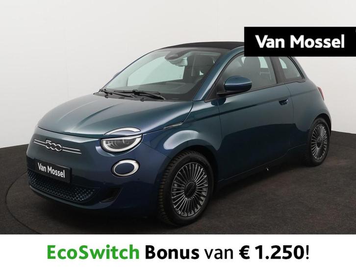 Fiat 500 C Icon 42 kWh | Navi | ECC | Cam | LED | PDC |, Auto's, Fiat, Bedrijf, Te koop, 500C, ABS, Alarm, Elektrische ramen, Lichtmetalen velgen