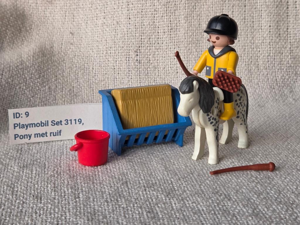 Playmobil Pony met ruif (3119), Ophalen of Verzenden, Zo goed als nieuw, Complete set