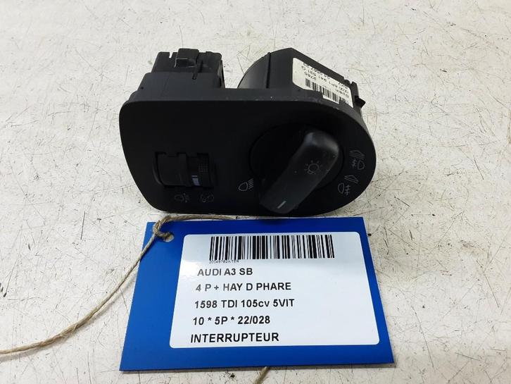 COMMUTATEUR Audi A3 Sportback (8PA) (8P1941531Q), Autos : Pièces & Accessoires, Tableau de bord & Interrupteurs, Audi, Utilisé