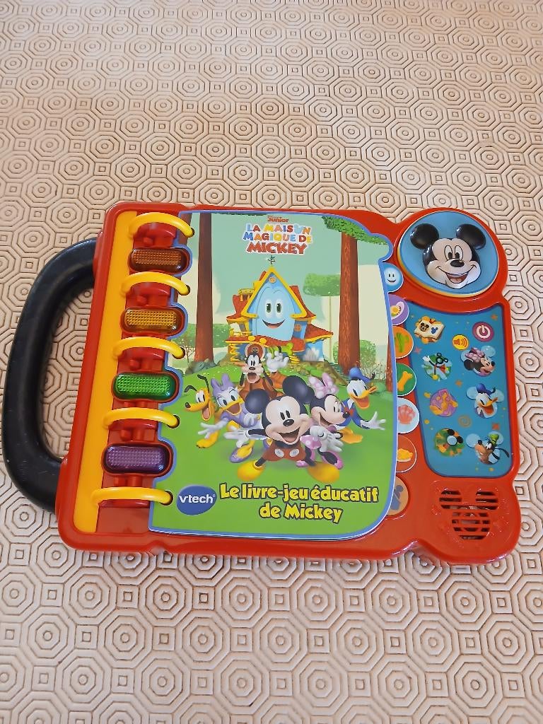 LA MAISON MAGIQUE DE MICKEY LE LIVRE JEU ÉDUCATIF, Enlèvement, Comme neuf, Découverte, Sonore