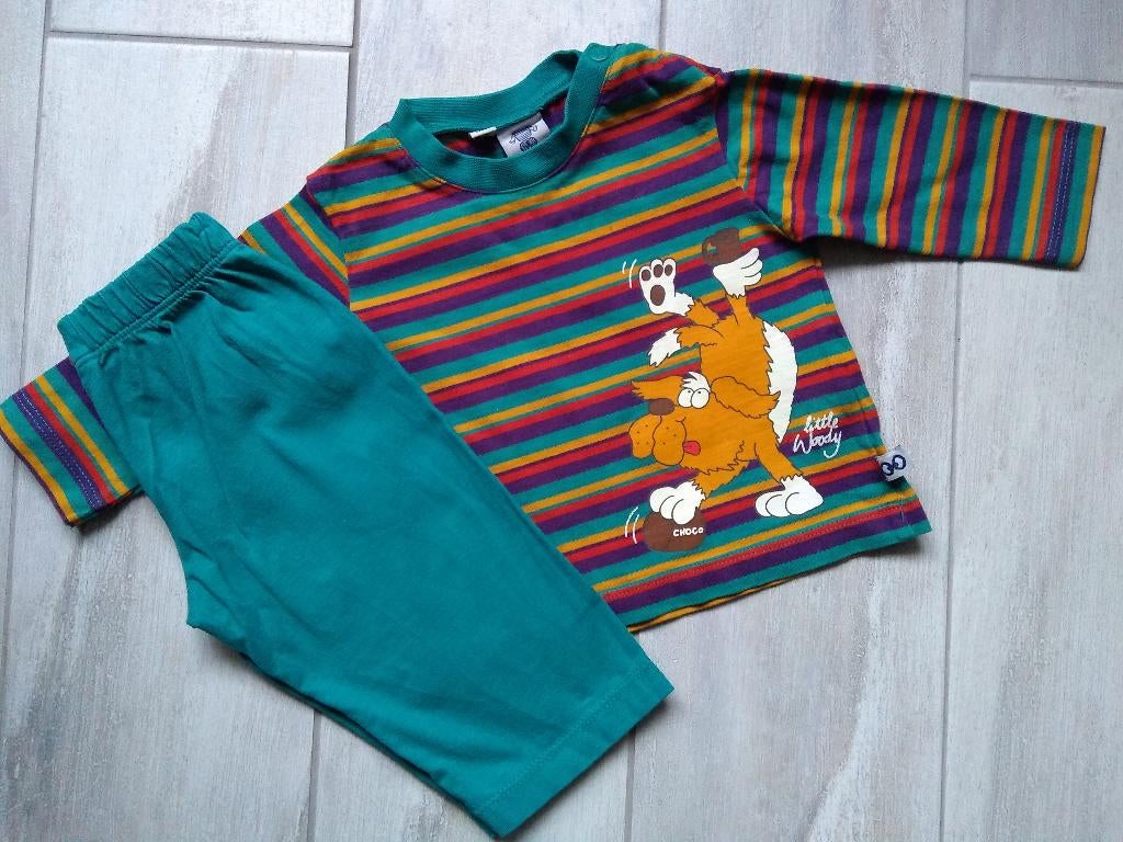 ★ M62 - Woody Pyjama thema hond, Garçon, Enlèvement ou Envoi, Comme neuf, Vêtements de nuit ou Sous-vêtements