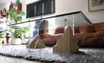 Travertin coffee table - Vintage salontafel, Antiquités & Art, Enlèvement