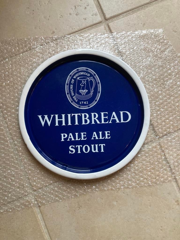 Oude emaille plateau in topconditie, Ophalen of Verzenden