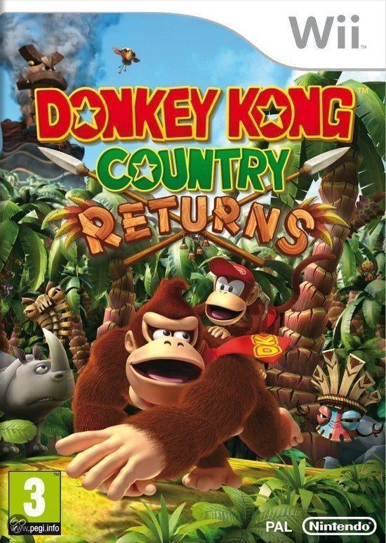 Donkey Kong Country Returns, Enlèvement ou Envoi, 1 joueur, Utilisé, À partir de 3 ans