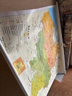 Vintage schoolkaart Belgie, Ophalen, Zo goed als nieuw