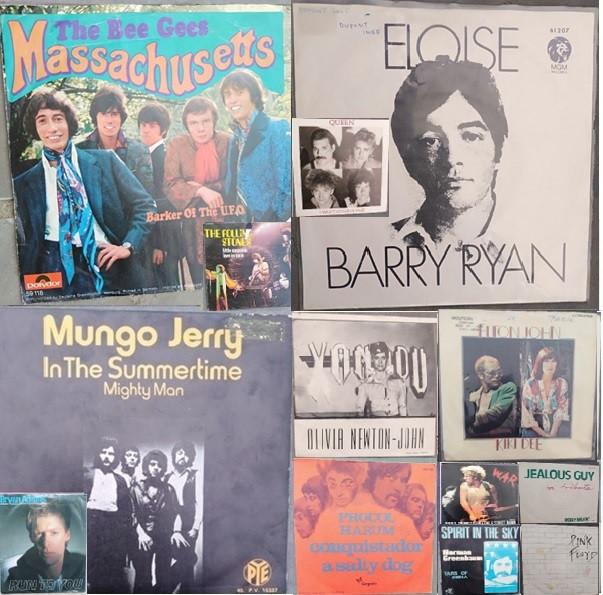 "Collectie POPSINGLES"! (beschrijving lezen!), Gebruikt, 7 inch, Single, Ophalen of Verzenden